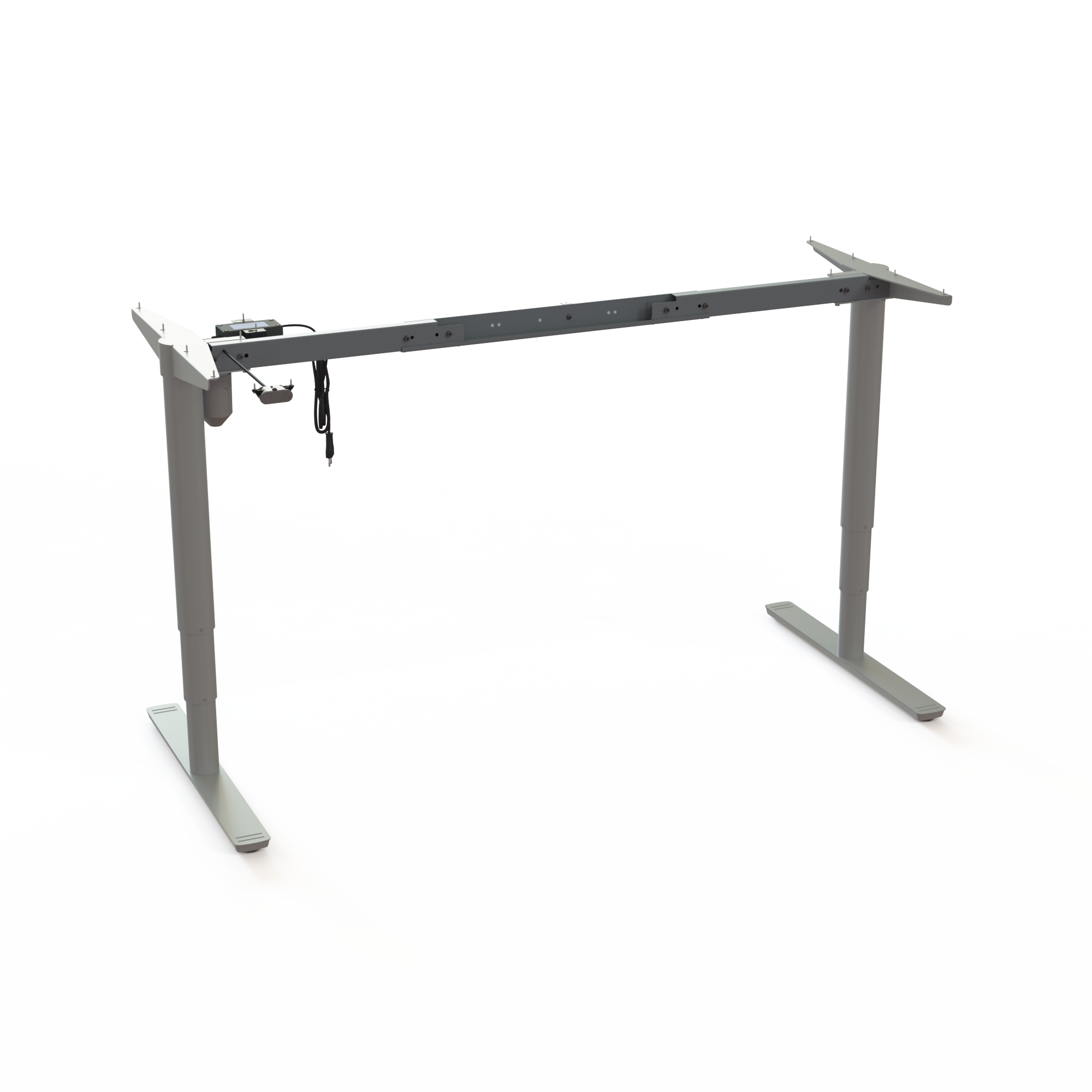 Hæve-/sænkestel | Bredde 172 cm | Sølv