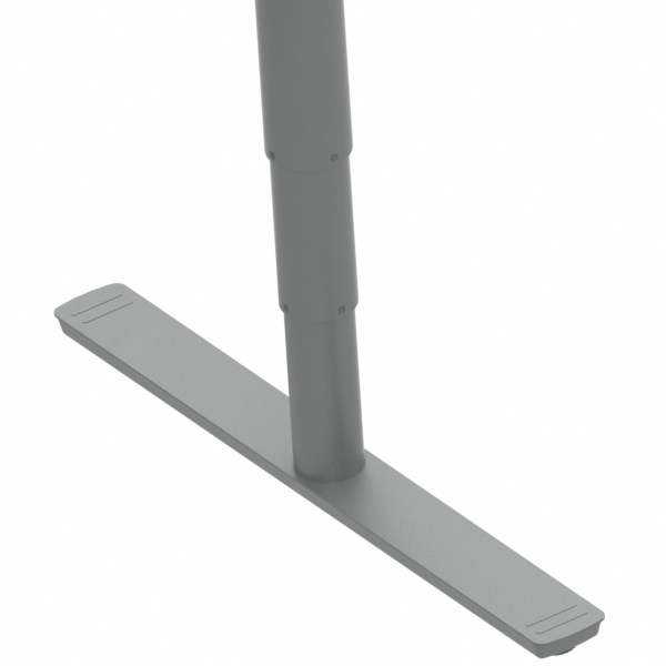 Hæve-/sænkebord | 200x100 cm | Bøg med sølv stel